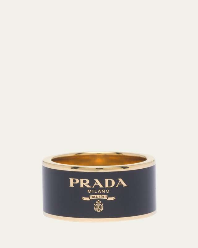 Logo Enamel Brass Ring